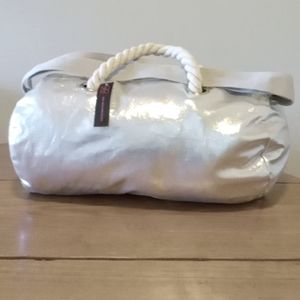 No Boundaries Silver Gym Bag